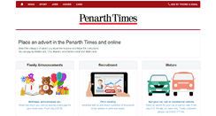 Desktop Screenshot of adbooker.penarthtimes.co.uk